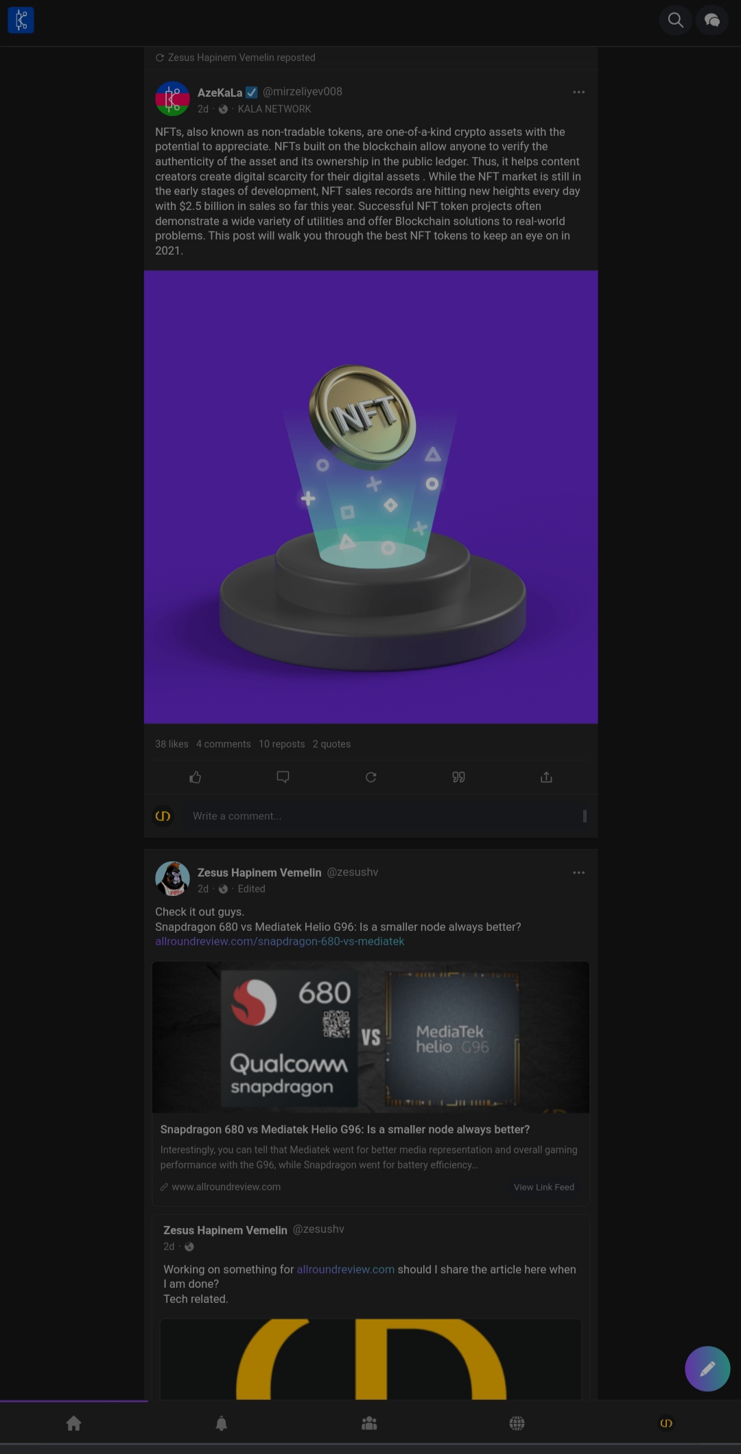 kala network timeline