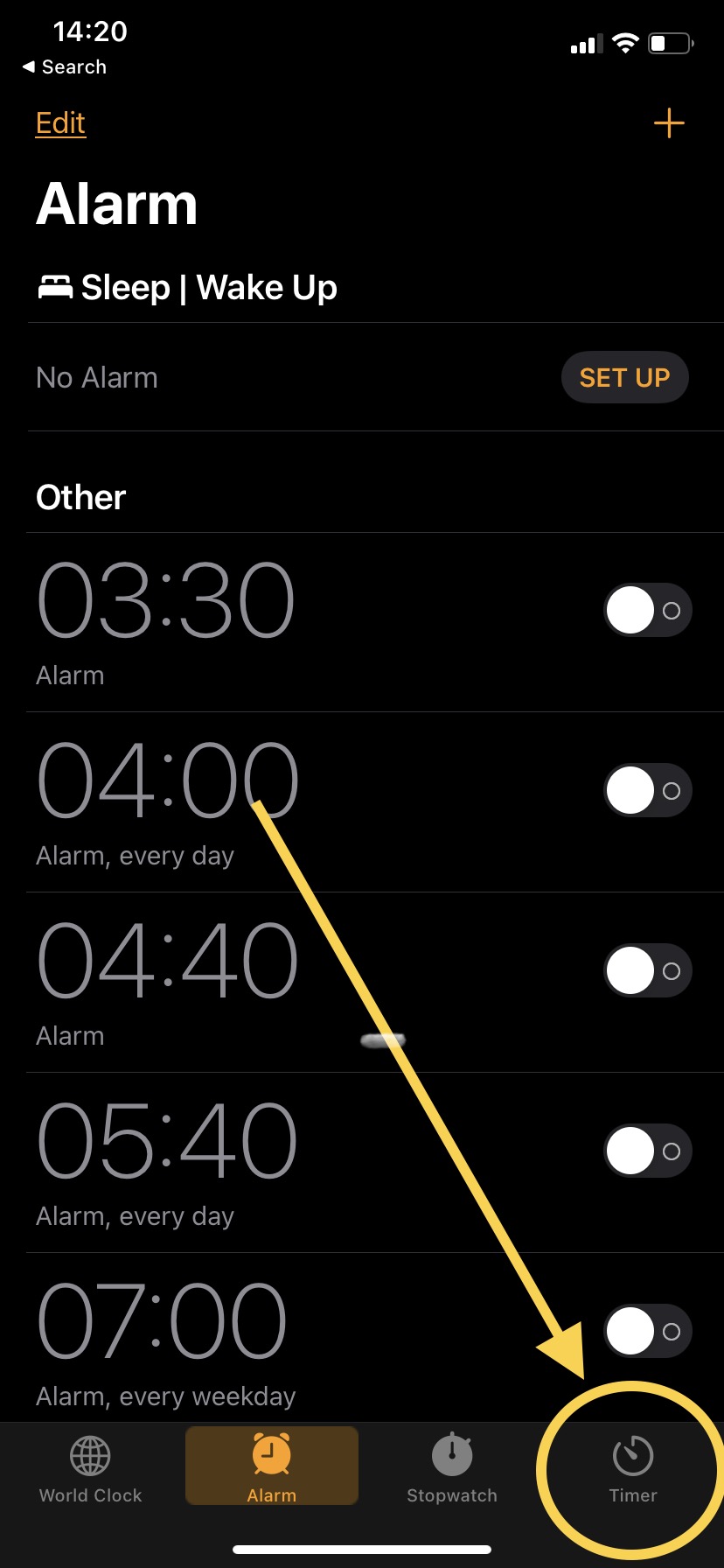 timer for music