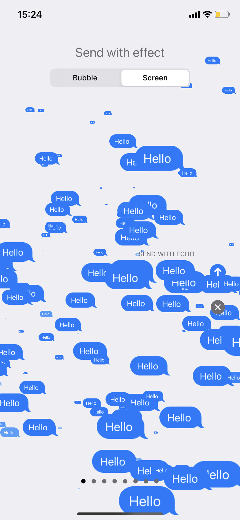 imessage screen effects
