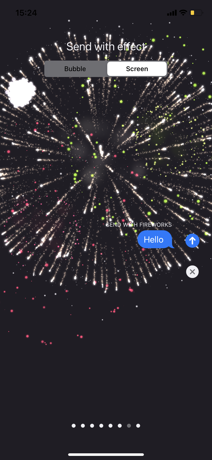 imessage screen effects 7
