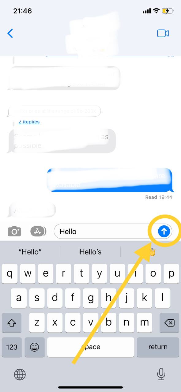 iphone imessage effect