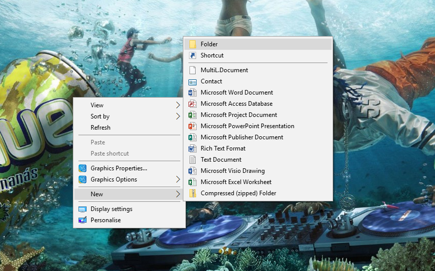 create new folder