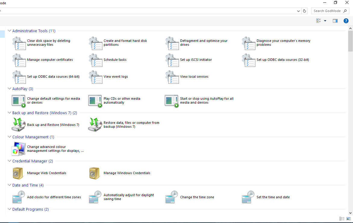 god mode folder