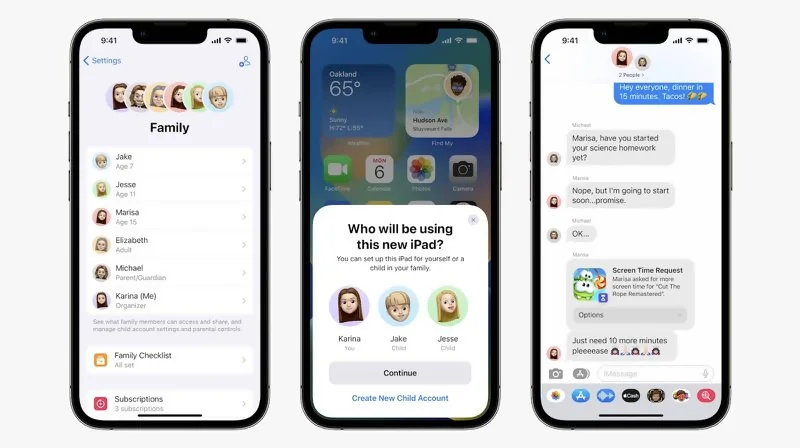 ios 16 family share