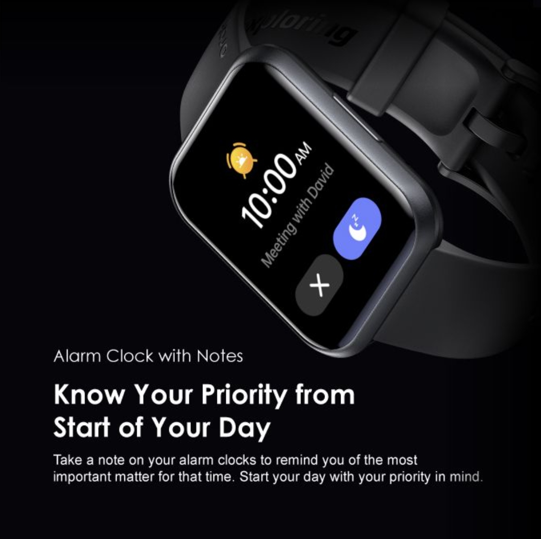 oraimo watch 2 pro reminder