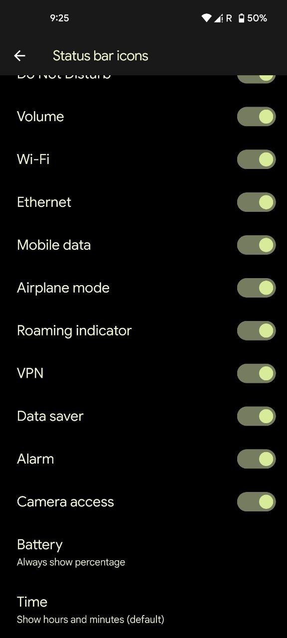 statusbar
