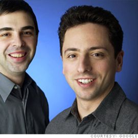 Sergey Brin and Larry Page Headshot