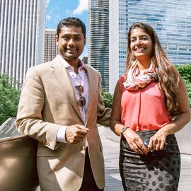 Shradha Agarwal and Rishi Shah Headshot