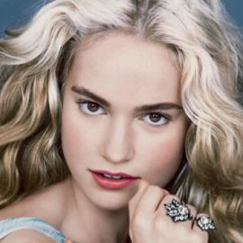 Lily James Headshot