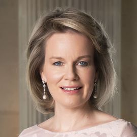 Queen Mathilde of Belgium Headshot