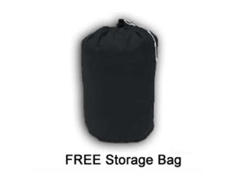 Deluxe Shield Trike Motorcycle Cover - motorcycle-black-storagebag_1