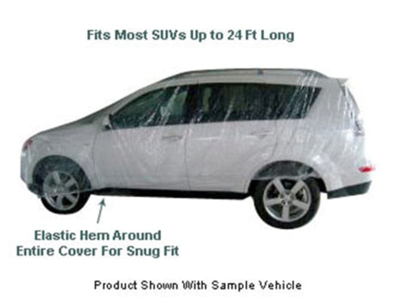 5 Pack - Universal Plastic Disposable SUV Cover (Fits Most SUVs) - plastic-suv-cover_1_1