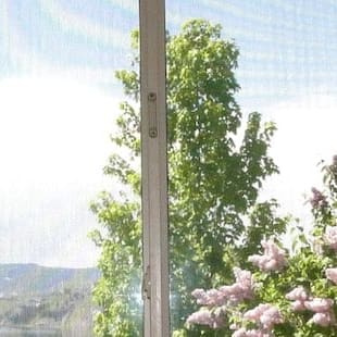 RV Window Shade Black Mesh Inside Views
