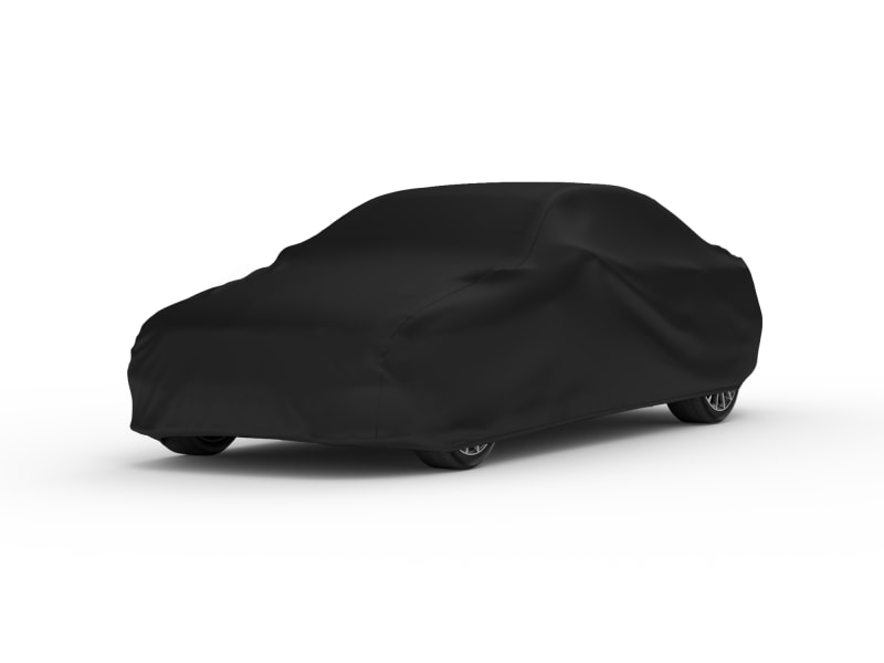 Indoor Black Satin Car Cover