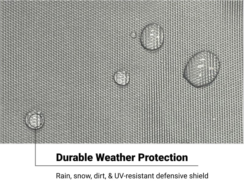 Deluxe Shield Class B RV Cover offers good weather protection coverage from most outdoor elements