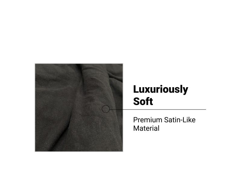 Indoor Black Satin Truck Cover is designed with a luxuriously soft, premium satin-like material