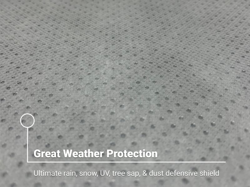 Ultimate Shield Van Cover provides great weather protection from rain, snow, UV rays, tree sap, and dust