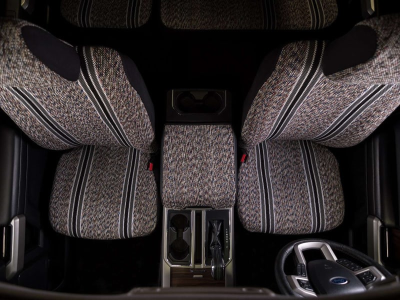 Black Saddle Blanket Custom Fit Seat Cover Representative Image 6