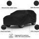 Thumbnail of Indoor Black Satin SUV Cover features ultrasonically welded seams, elastic front and rear hems, and an extra-snug precision fit