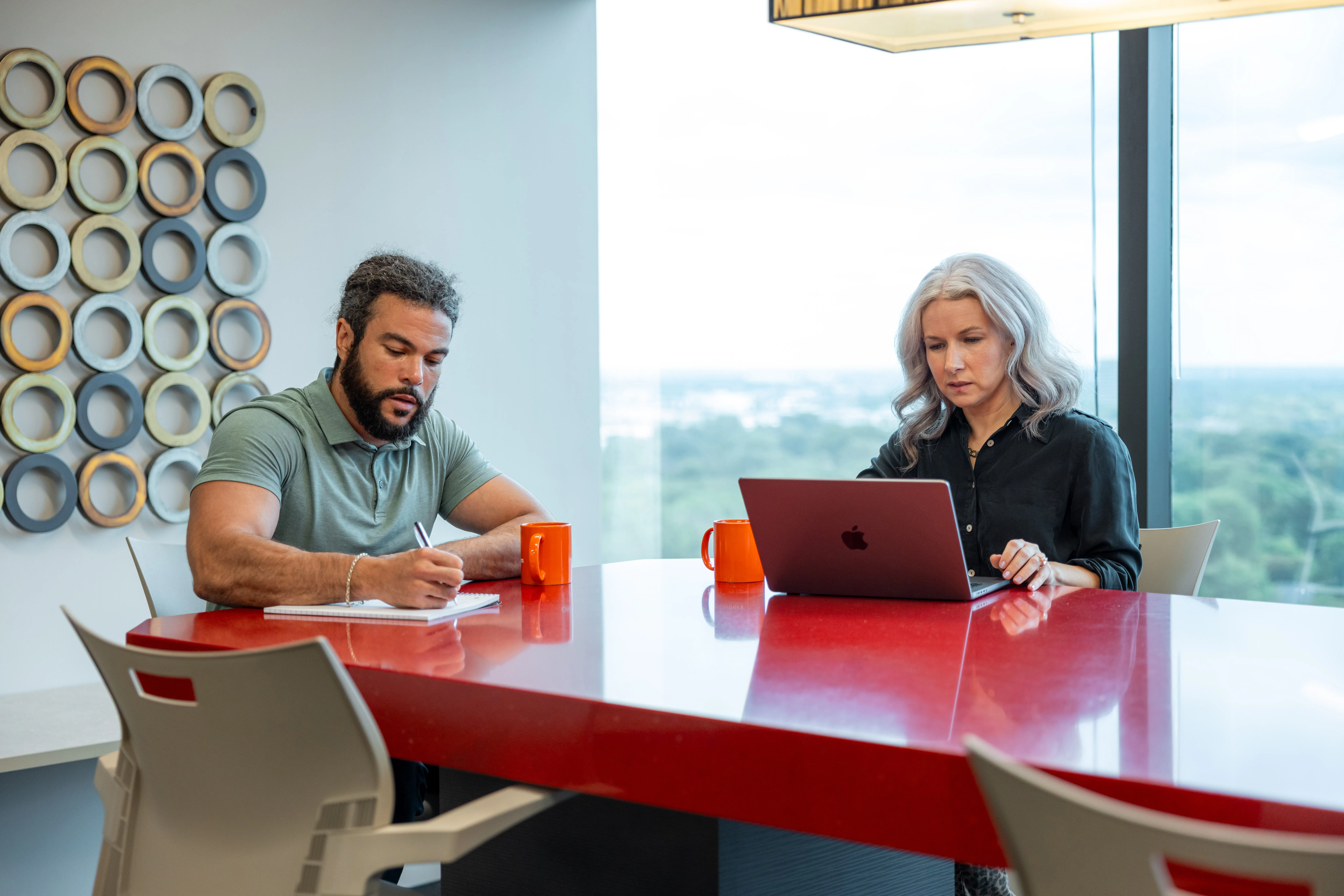 Bookable workspace at an Alliance center