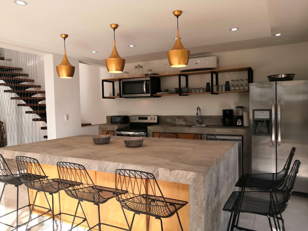 19CUISINE EQUIPEE COIN BAIE LARGE