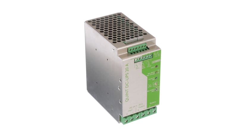 Phoenix Contact 2866239 UPS, Uninterruptible Power Supply, 24VDC, 20A ...
