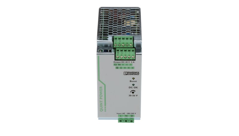 Phoenix Contact 2866679 Power Supply, ACDC, 48VDC, 5A, 240W, DIN