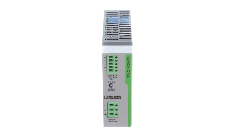 Phoenix Contact 2866488 Power Supply,AC-DC,12V,10A,85-264V In,Enclosed ...