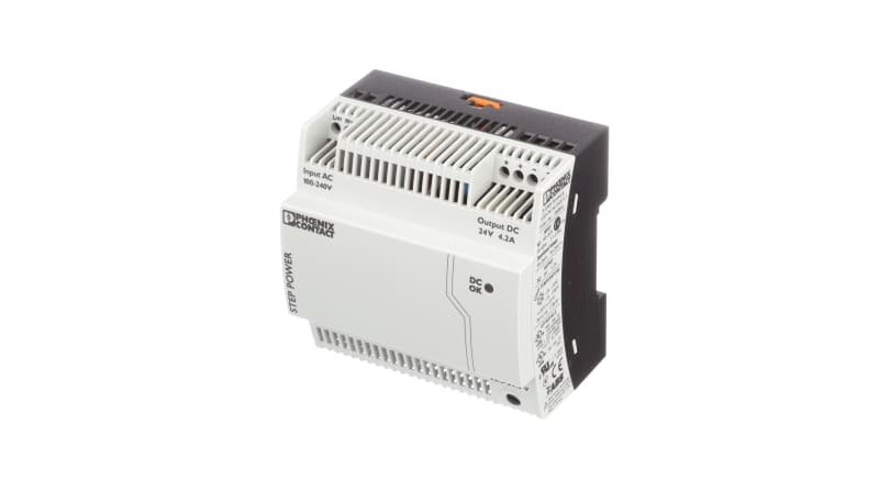 Phoenix Contact 2868664 Power Supply,AC-DC,24V,4.2A,85-264V In