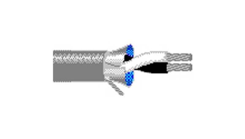 Belden 8762 0601000 Multiconductor Cable, 1Pr/20AWG, 7x28, TC, PE ins ...