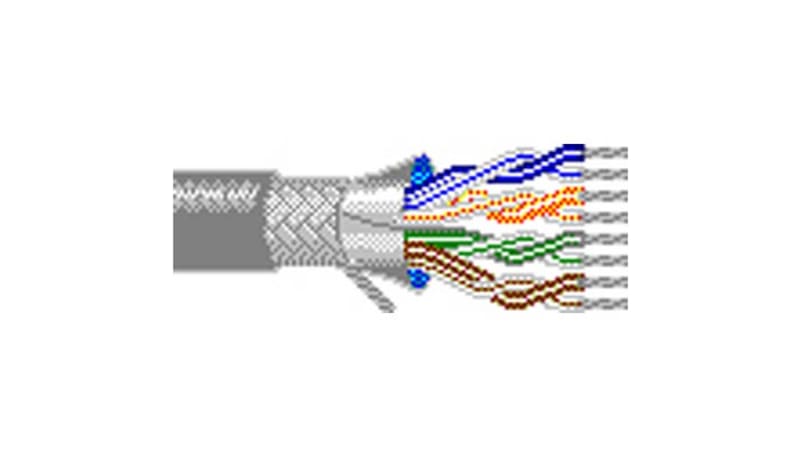 Belden 8104 060100 Multiconductor Cable, 4Pr/24AWG, 7x32, TC, PE ins ...