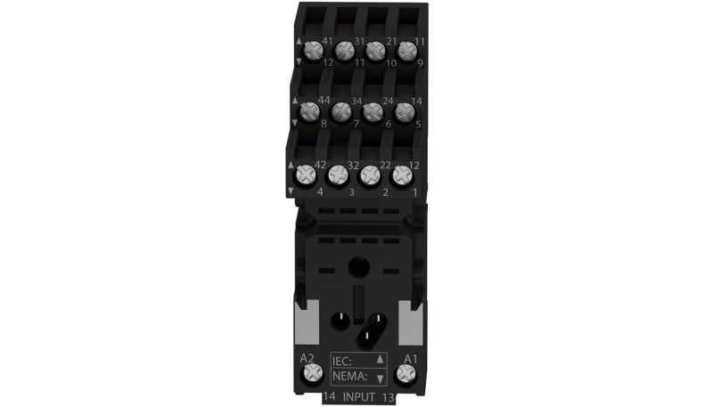 Relay Rx11 Schneider Electric RXZE2S114M Relay Socket 10A Use with RXM 4XXX Relays ...