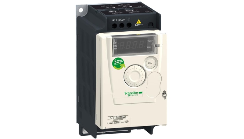 Schneider Electric ATV12H037F1 Variable Speed Drive ATV12 - 0.37kW - 0 ...
