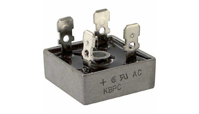 KBPC3502 Bridge Rectifier Diode - 35A, 200V - Single Phase, Switch Electronics