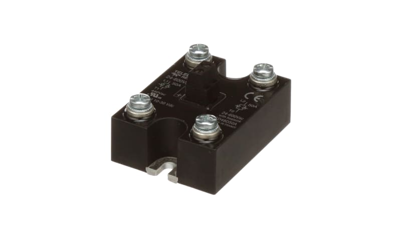 Teledyne Relays SD48D50A Solid State Relay, 480 VAC, SPST-NO, 50A/600V ...