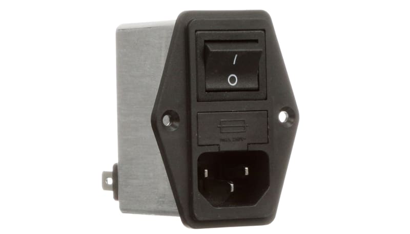 Schaffner / TE Connectivity FN284-6-06 Power Entry Module, Compact, 6A ...