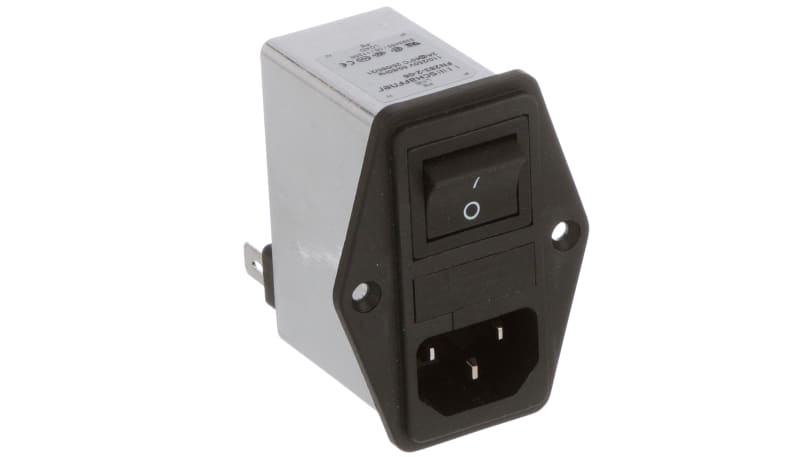 Schaffner / TE Connectivity FN283-2-06 Power Entry Module, Compact, 2A ...