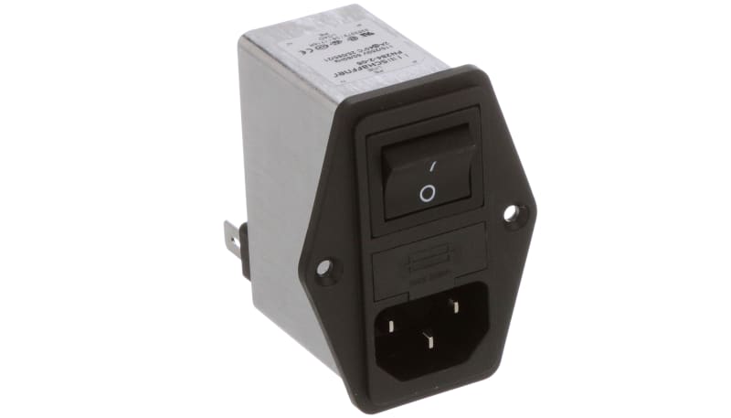 Schaffner / TE Connectivity FN284-2-06 Power Entry Module, Compact, 2A ...