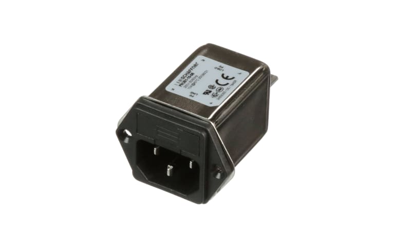 Schaffner / TE Connectivity FN261-10-06 Power Entry Module, 6A, Single ...