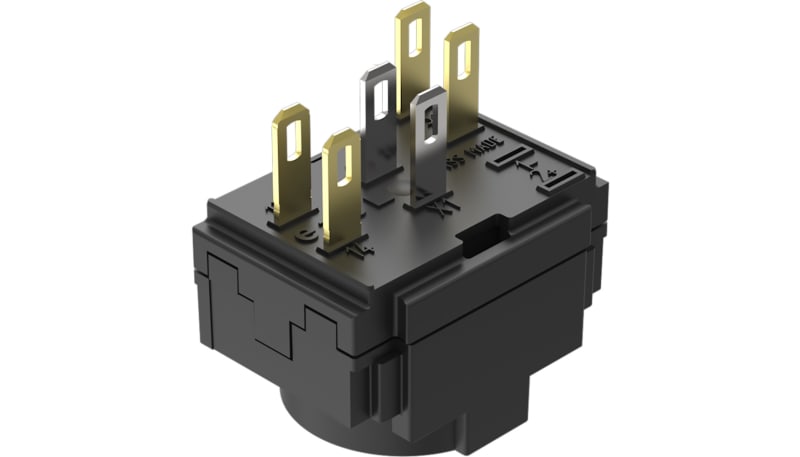 EAO 61-8450.22 Accessory,Switching Element,2NC,Snap-Action,Lamp Term ...