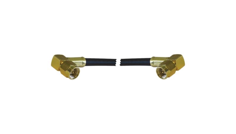 Amphenol RF 135104-02-24.00 SMA CABLE ASSEMBLY, R/A PLUG TO R/A PLUG ...