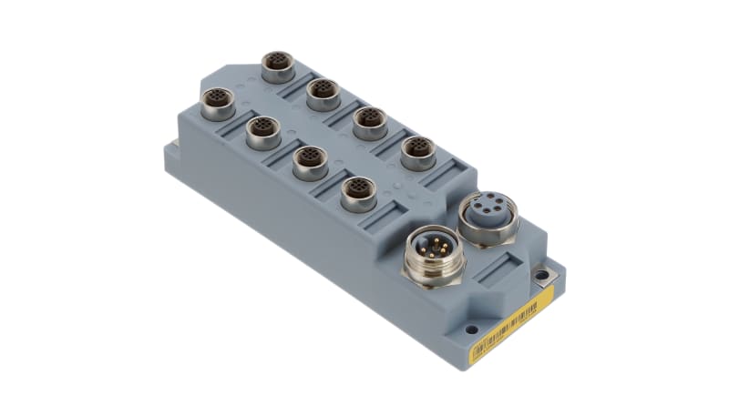 Turck JBBS-57-E812 Junction Box,DeviceNet Hub,8 M12 Connector Ports ...