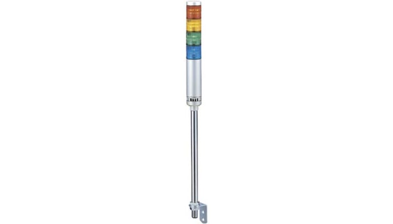 Patlite LCE-402UFB-RYGB Visual Warning Device,Tower,Continuous/Flashing ...