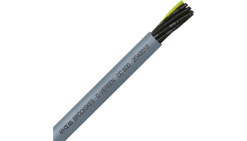 Y1121 gfc GN8-300 Satin CBSTB アウトレット SAB 2042012 Control cable, 12C, 20AWG, 16x32, BC, PVC ins, Gray