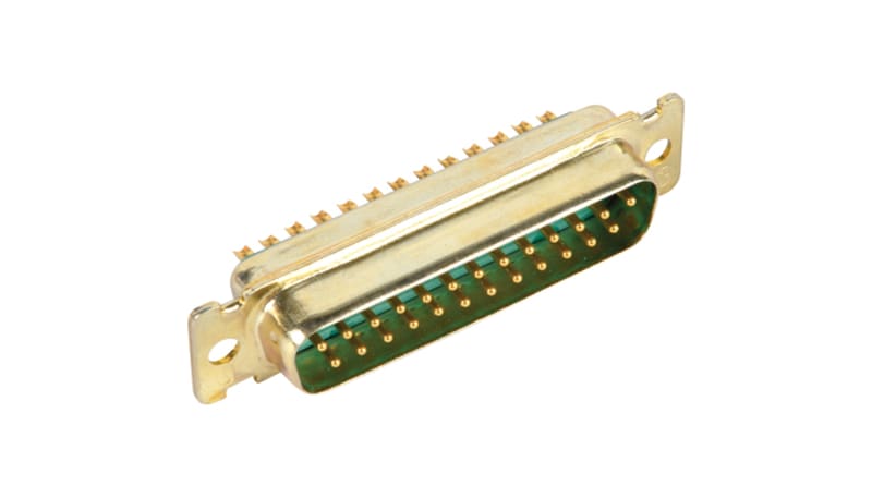 Cinch DBM-25P Connector d-sub str plug machined contacts solder cup ...