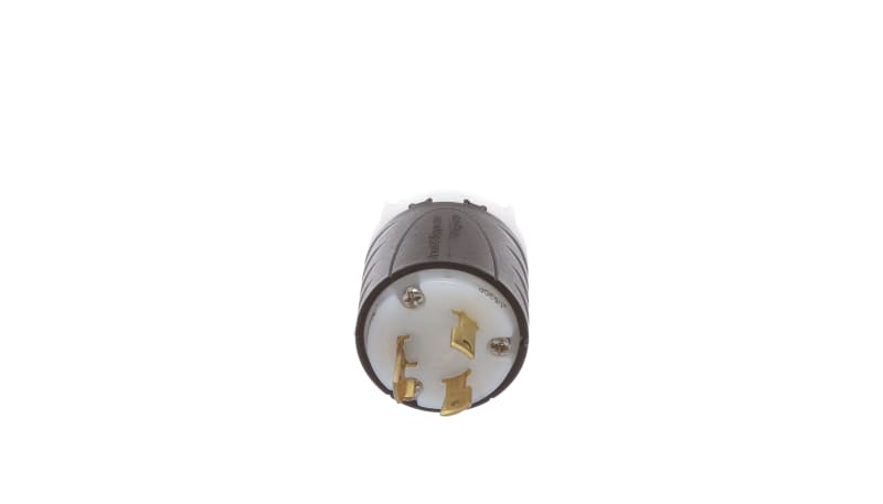 Pass & Seymour L630P Twist-Locking Plug, 30 A/250 VAC, 10-14 AWG, Screw ...