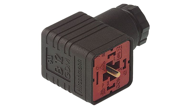 Lumberg Automation / Hirschmann 931236100 Conn Rect Valve Cable