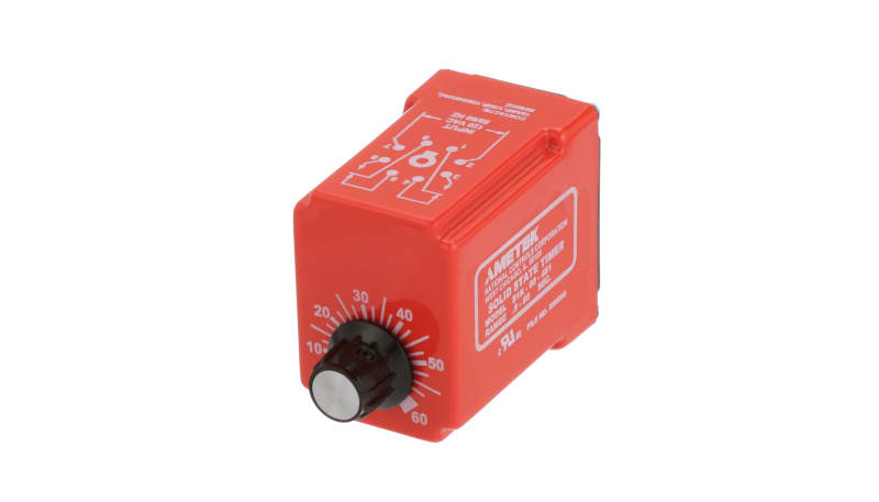 NCC S1K-00060-461 Relay, E-Mech, Timing, Interval, DPDT, 10A, Ctrl-V ...