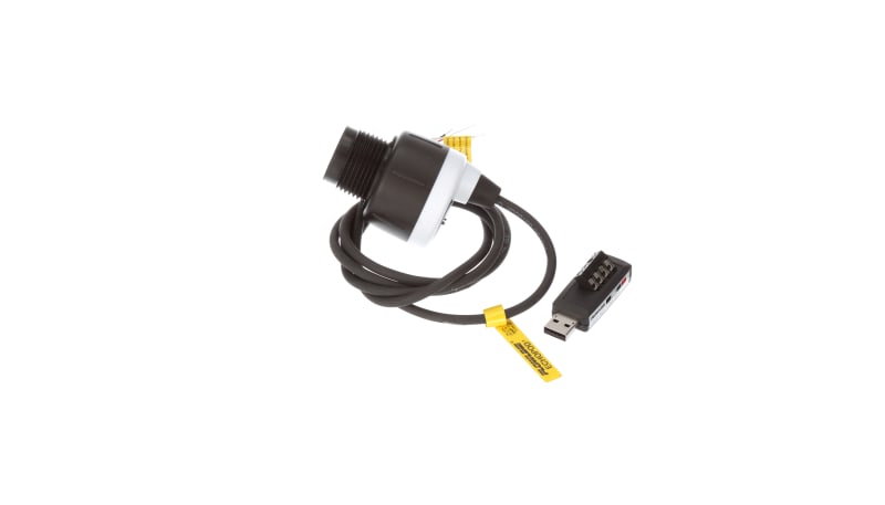 Flowline DL10-01 Sensor, Ultrasonic LevelTransmitter, 4-20ma, Range 49. ...