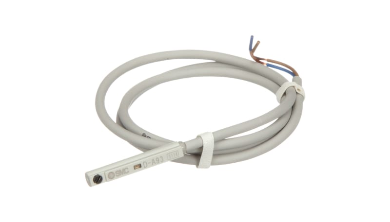 Sm3 Reed Switch SMC Corporation D-A93 Reed Switch, SPST-NO, 5 to 40mA, 24VDC, Wire ...